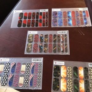 Super hero villain inspired nail wraps